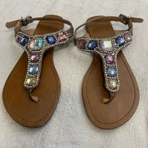 Jeweled sandals